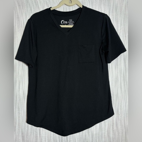 ZYIA Black Short Sleeve Women's Tee size medium - Picture 1 of 3